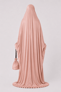 Prayer Dress Silk Pastel Pink - Noury Hub