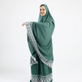 Prayer Dress Two Pieces Dantel Mint - Noury Hub