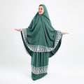 Prayer Dress Two Pieces Dantel Mint - Noury Hub