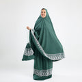 Prayer Dress Two Pieces Dantel Mint - Noury Hub