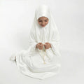 Prayer Wear - Khimar - Satin - Kids - Noury Hub