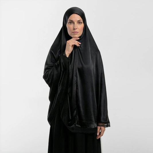 Satin khimar - Noury Hub