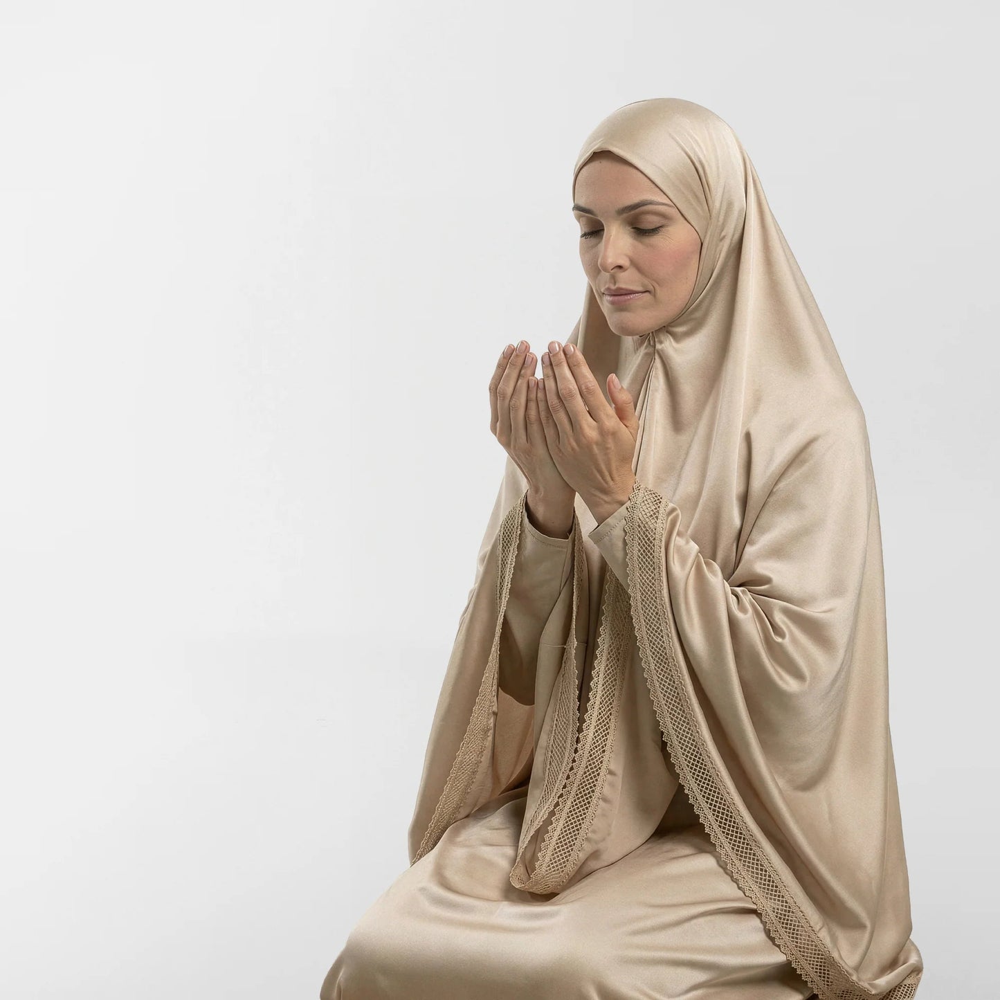 Satin khimar - Noury Hub