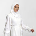Satin prayer wear features a unique design that combines grace and comfort, - Noury Hub