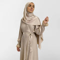 Satin prayer wear features a unique design that combines grace and comfort, - Noury Hub