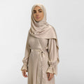 Satin prayer wear features a unique design that combines grace and comfort, - Noury Hub