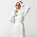 Satin prayer wear features a unique design that combines grace and comfort, - Noury Hub