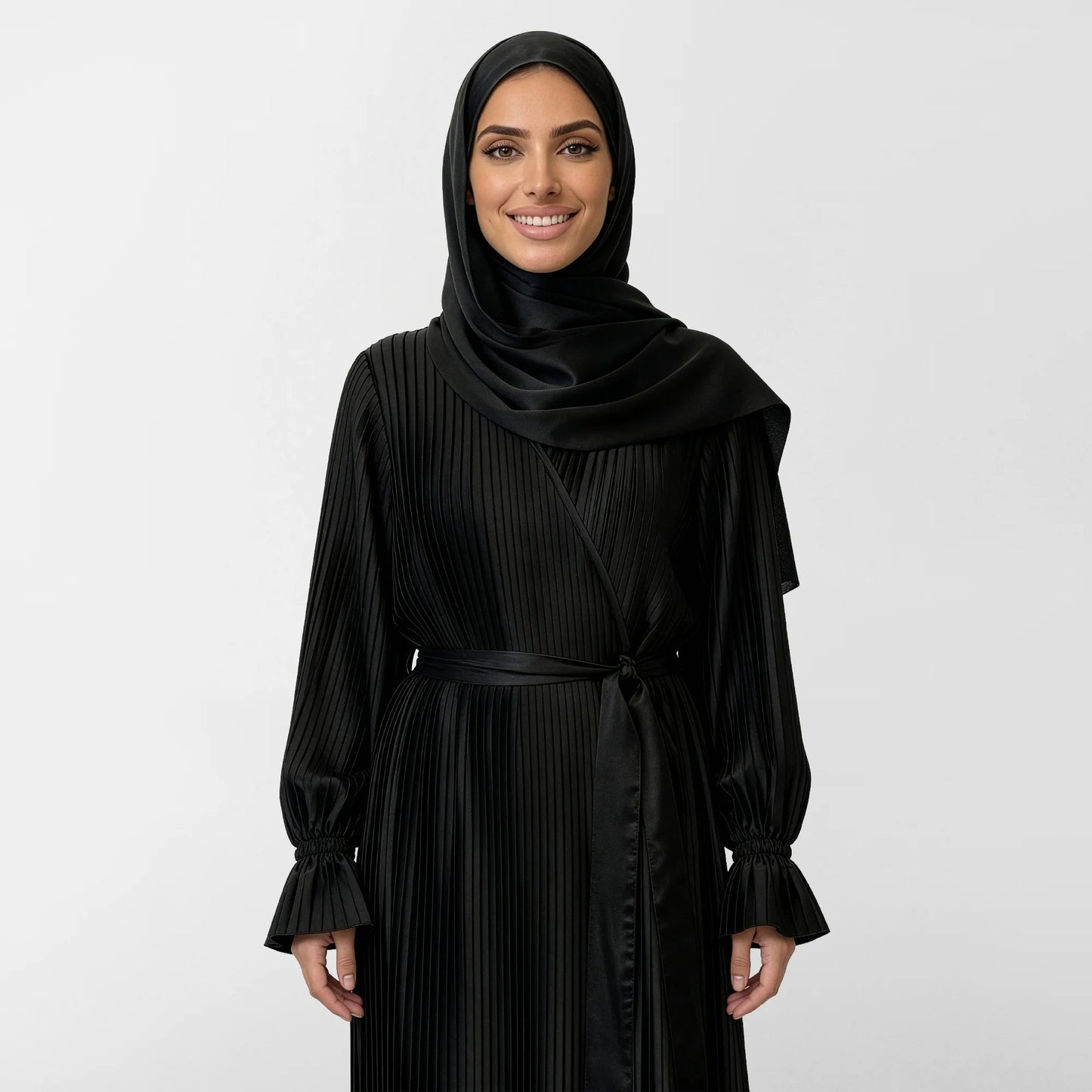 Satin prayer wear features a unique design that combines grace and comfort, - Noury Hub
