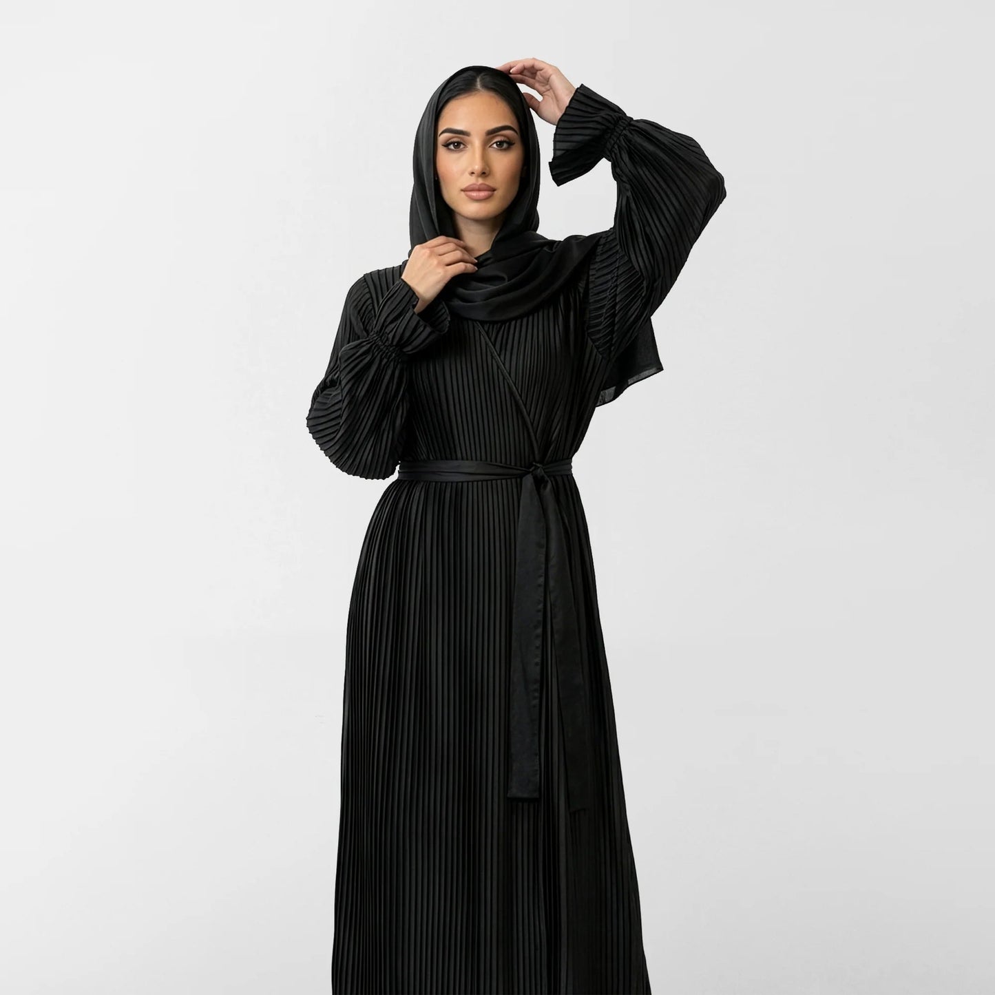 Satin prayer wear features a unique design that combines grace and comfort, - Noury Hub
