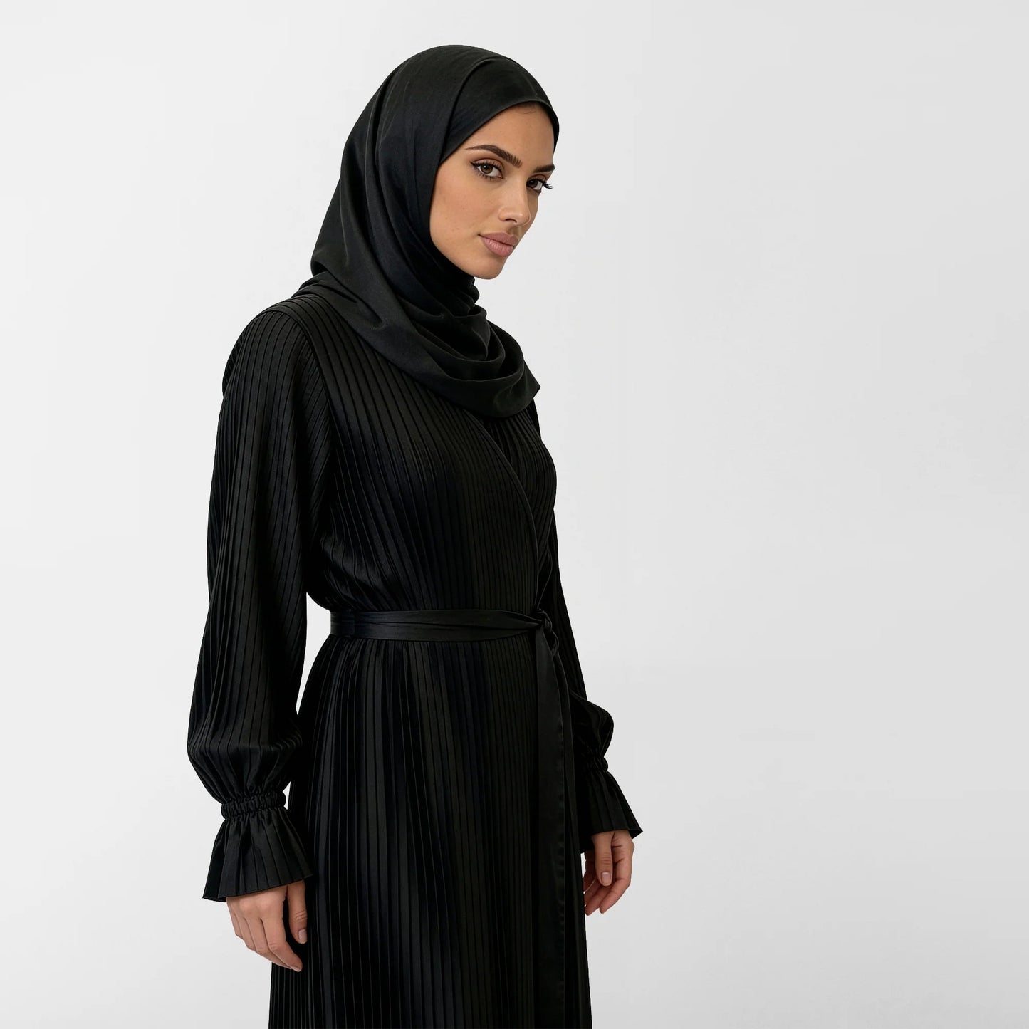 Satin prayer wear features a unique design that combines grace and comfort, - Noury Hub