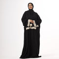 Women's Black Hijab Dress | One-Piece Black Prayer Dress | Nouryhub