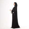 Women's Black Hijab Dress | One-Piece Black Prayer Dress | Nouryhub