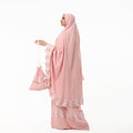 Prayer Dress Dantel Pink - Noury Hub