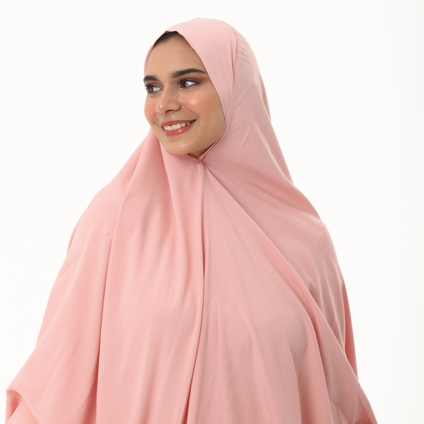 Prayer Dress Dantel Pink - Noury Hub