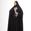 Prayer Dress One Piece Full Dress Black Abaya - Noury Hub