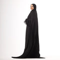 Prayer Dress One Piece Full Dress Black Abaya - Noury Hub