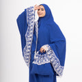 Prayer Dress Two Pieces Dantel Royal Blue - Noury Hub