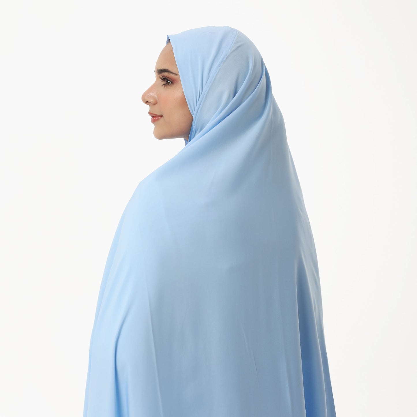 Prayer Dress Two Pieces Dantel Sky Blue - Noury Hub