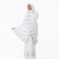 Prayer Dress Two Pieces Dantel White - Noury Hub
